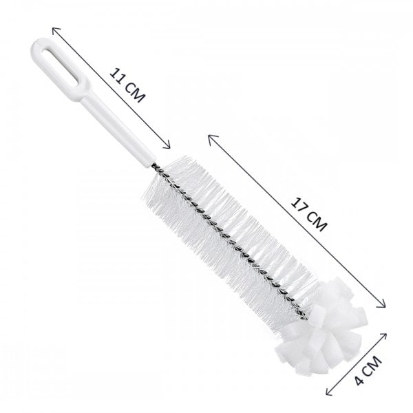 Borox Şişe Erlen Beher Temizleme Fırçası - Elyaf Uçlu 10lu