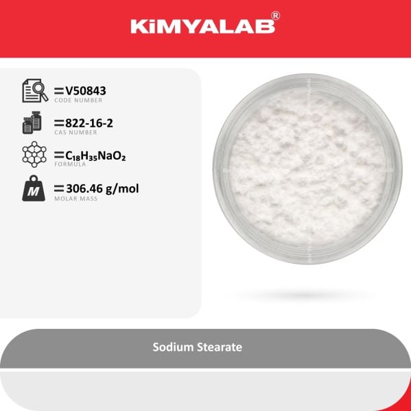 Kimyalab Sodyum Stearat 500g - Sodium Stearate