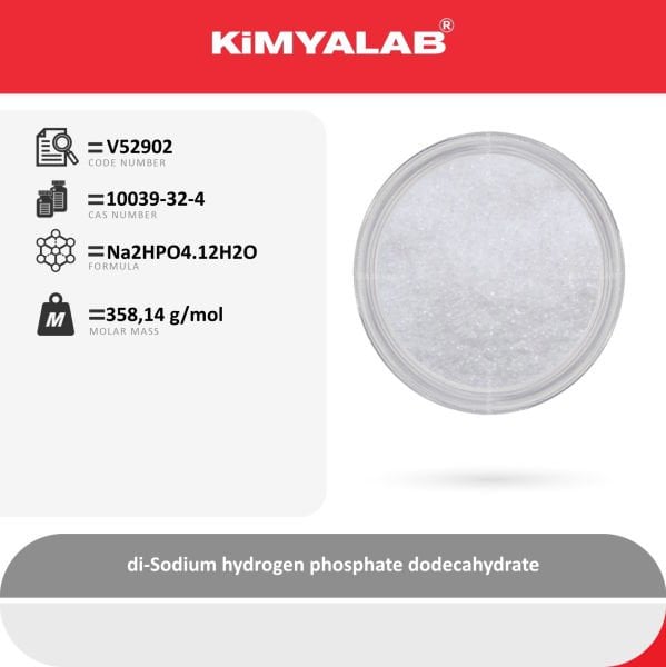 Kimyalab di-Sodyum Hidrojen Fosfat 1 Kg - di-Sodium hydrogen phosphate dodecahydrate