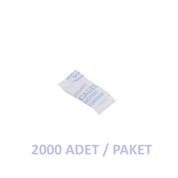 Silikajel Nem Alıcı 0.5g - Poşetli Küf Önleyici 2000ad/paket