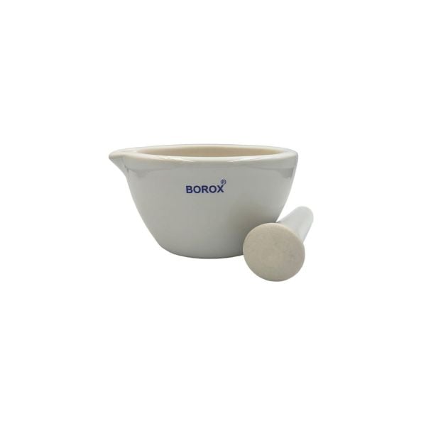 Borox Porselen Havan Tokmaklı 150ml - 12 set/Toptan