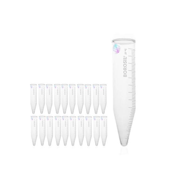 Borosil Cam Falkon Santrifüj Test Tüpü 50 ml Dereceli 20 Adet - Toptan