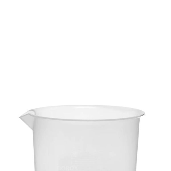 Borox Plastik Beher 2000 ml - Kabartma Dereceli - Plastic Beaker Autoclavable