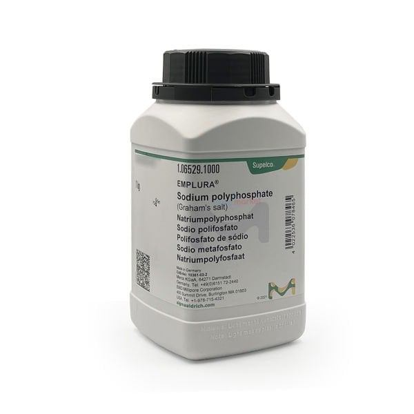 Sodyum PoliFosfat 1 kg-Sodium Polyphosphate Extra Pure (Graham'S Salt) Merck 106529.1000