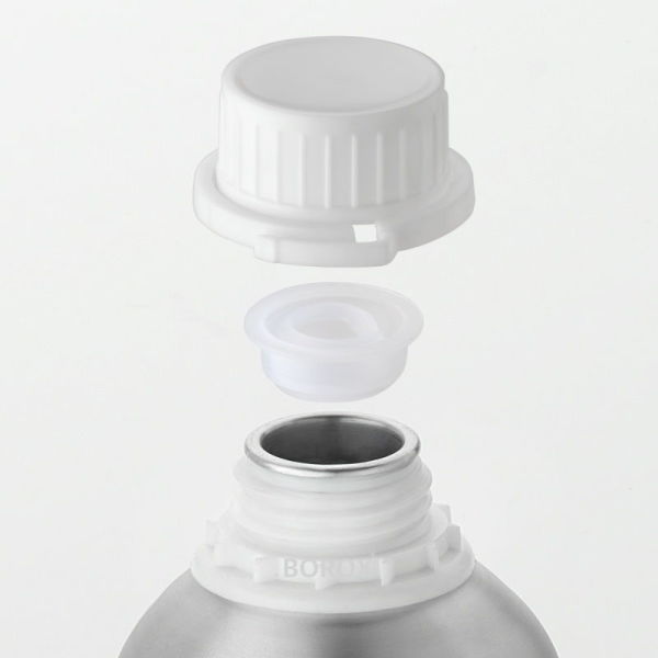 RIGU-31 Alüminyum Şişe 250 ml - Tıpalı ve Kapaklı Şişe Metal - 200 Adet-Koli Toptan