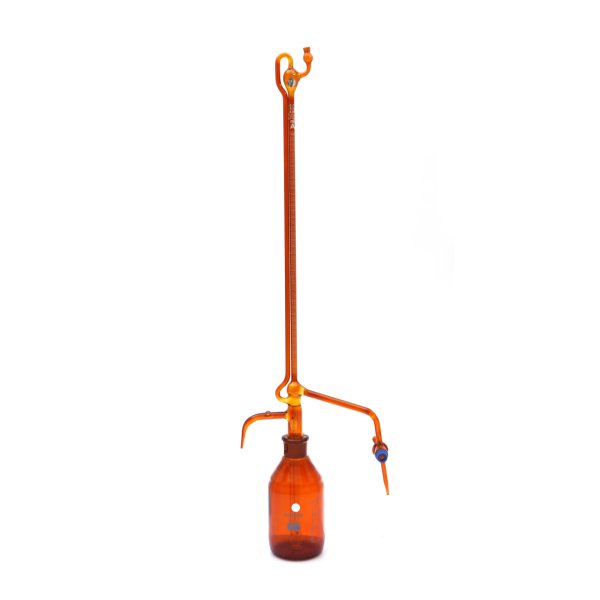 Borosil Otomatik Büret Amber 10 ml 0.05 ml Teflon - Class A