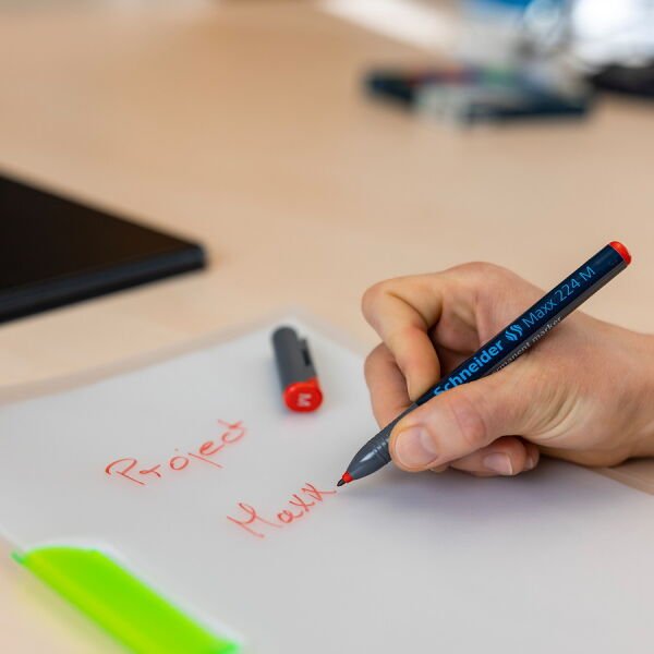 Schneider Maxx224 Asetat Kalemi Siyah - 1.0mm M - Cam Kalemi - 10 Adet