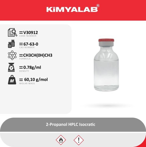 Kimyalab İzopropil Alkol - 2,5L - 2-Propanol HPLC Isocratic
