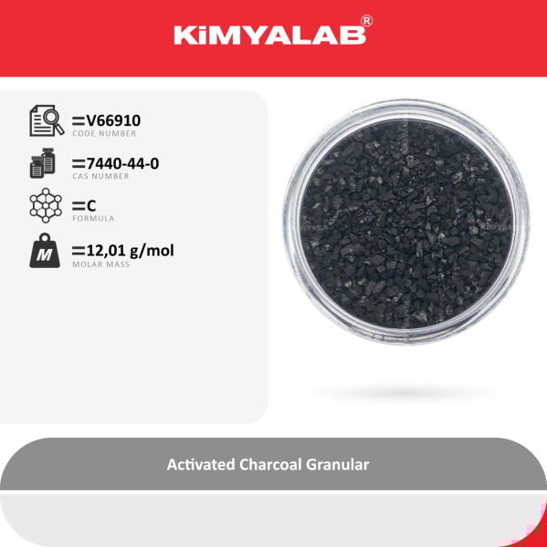 Kimyalab Aktif Karbon Granül - Coconut Bazlı - Activated Carbon - 3 Kg-HDPE Varil