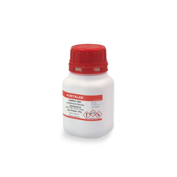 Kimyalab Lantan III  Klorür Heptahidrat 100g - Lanthanum III Chloride Heptahydrate