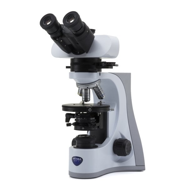 OPTIKA B-510POL Polarize Araştırma Mikroskobu - Trinoküler Mikroskop 400x