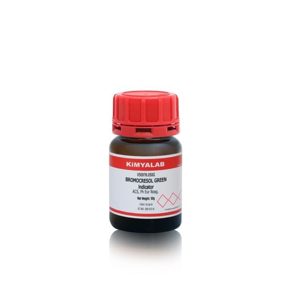 Kimyalab Brom Krezol Yeşili 50g - Bromocresol Green Indicator - Bromokresol Yeşil