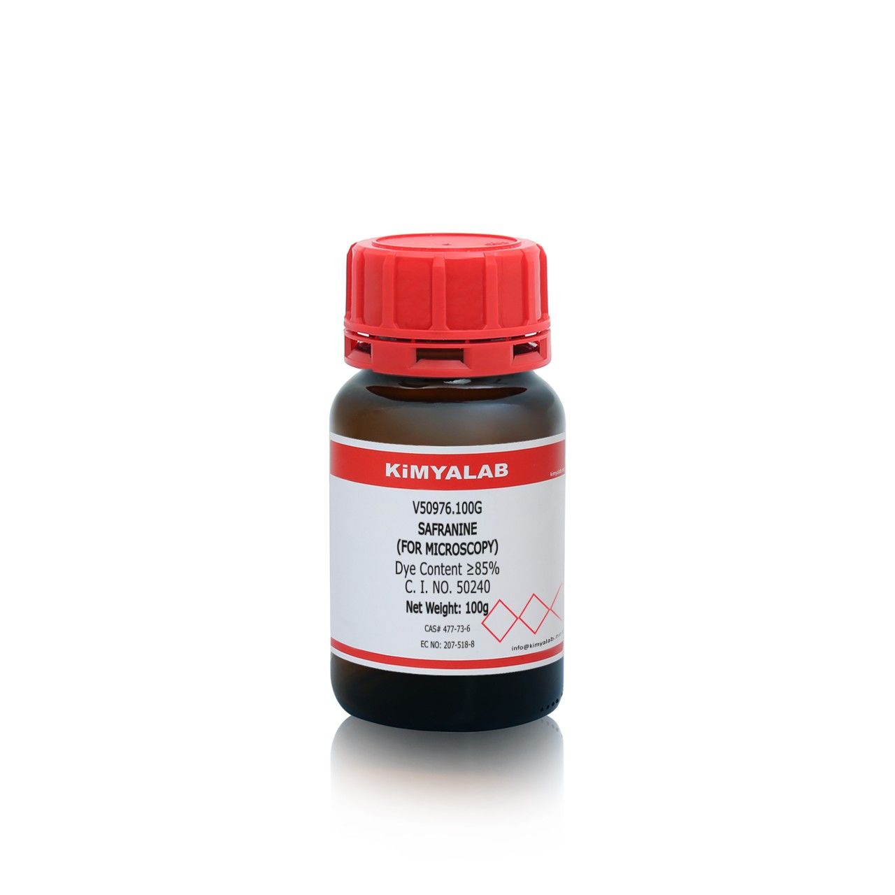 Kimyalab Safranin 100g Toz - Safranine For Microscopy