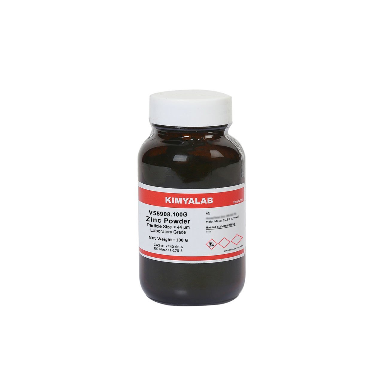 Kimyalab Çinko Tozu 100g - Zinc Powder - Laboratory Grade