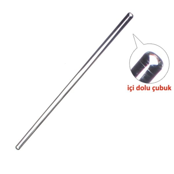 Borox Cam Baget 8x300mm - İçi Dolu Çubuk Stirring Bar 100Adet