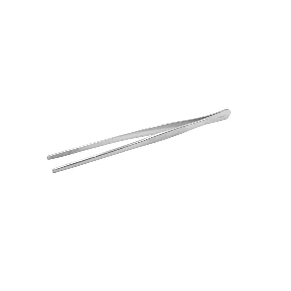 Borox Penset 20 cm Paslanmaz Çelik - Küt Uç Dişli Düz Cımbız