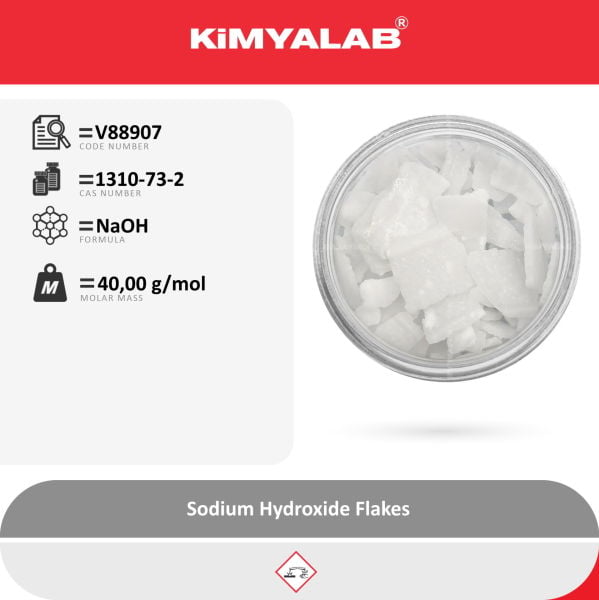 Kimyalab Sodyum Hidroksit Payet 1 Kg - Kostik - Sodium Hydroxide