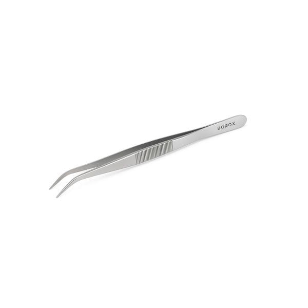 Borox Penset 16 cm Paslanmaz Çelik - Eğri Sivri Uçlu Cımbız