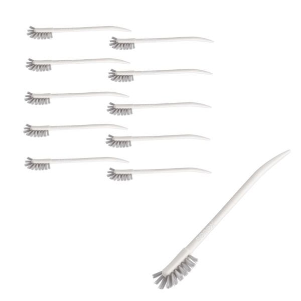 Borox Şişe Erlen Beher Balon Temizleme Fırçası - Gri 10lu