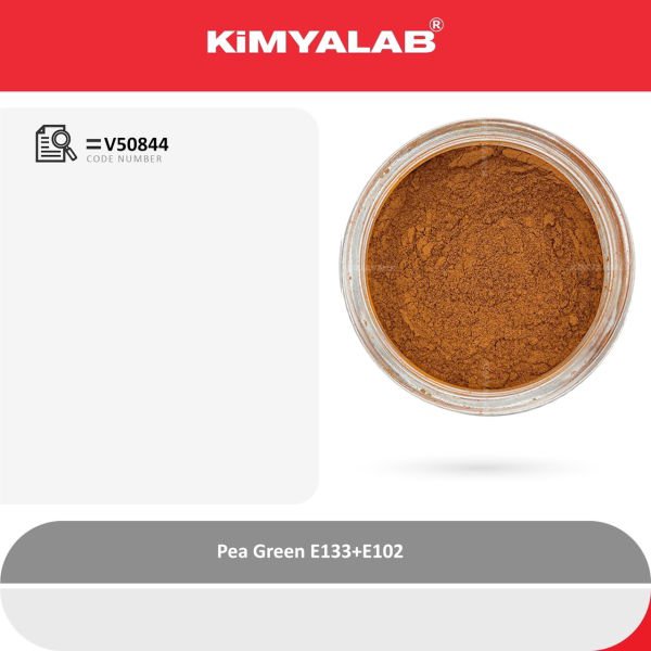 Kimyalab Yeşil Toz Gıda Boyası E133+E102 100gr - Pea Green Dye Powder - Toz Renklendirici