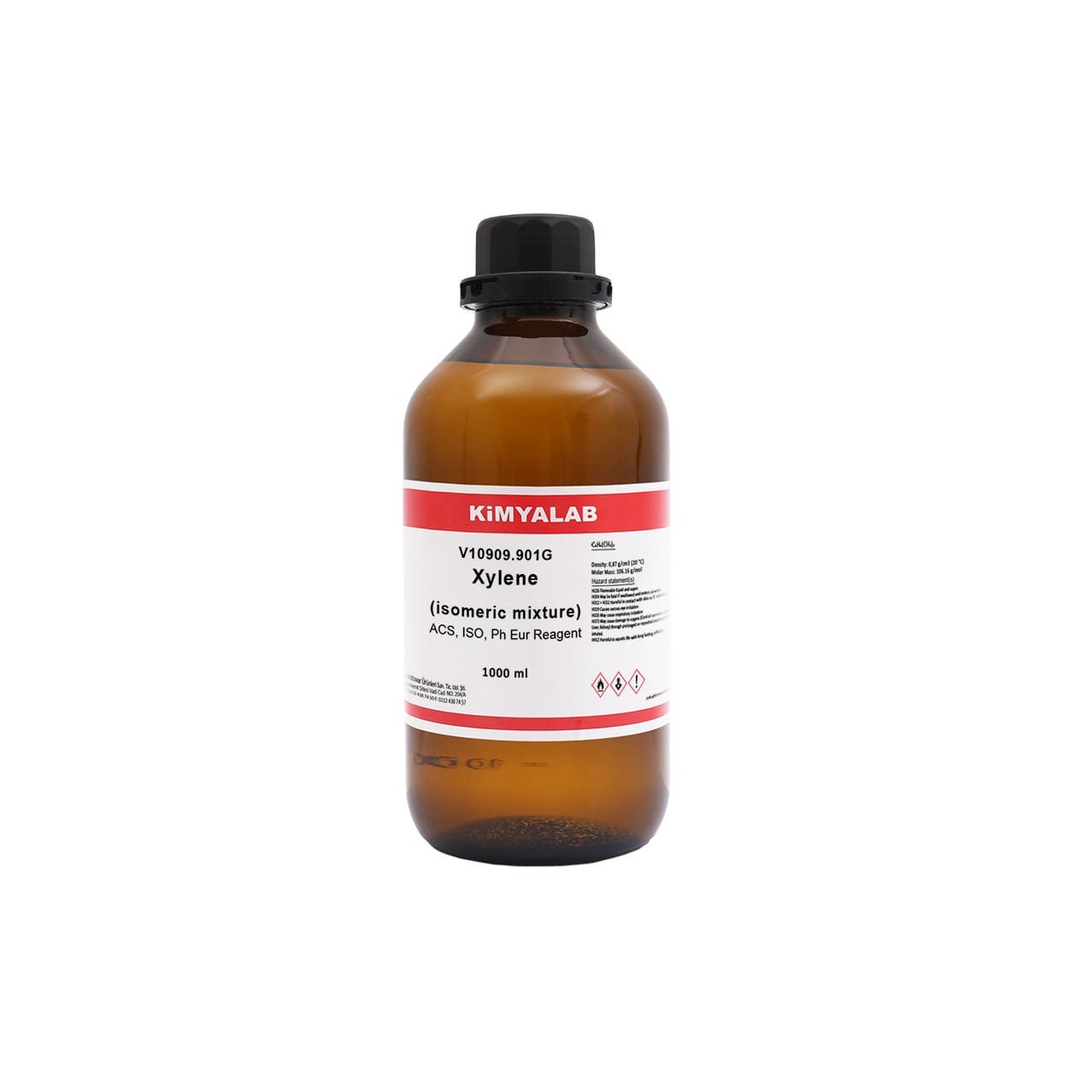 Kimyalab Ksilen İzomerleri Karışımı 1 L - Saf Fırın Tineri Xylene