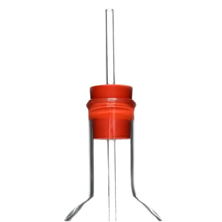 Borox Kauçuk Tıpa Delikli 10,5x14,5x20 mm - Kapak NS 12/21