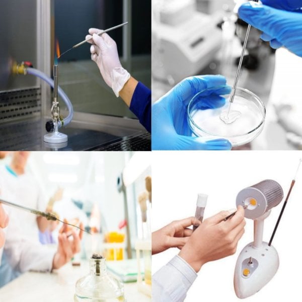 Borox Öze Ucu 5 mm - Halka Uçlu - Inoculation Loop 10 Adet
