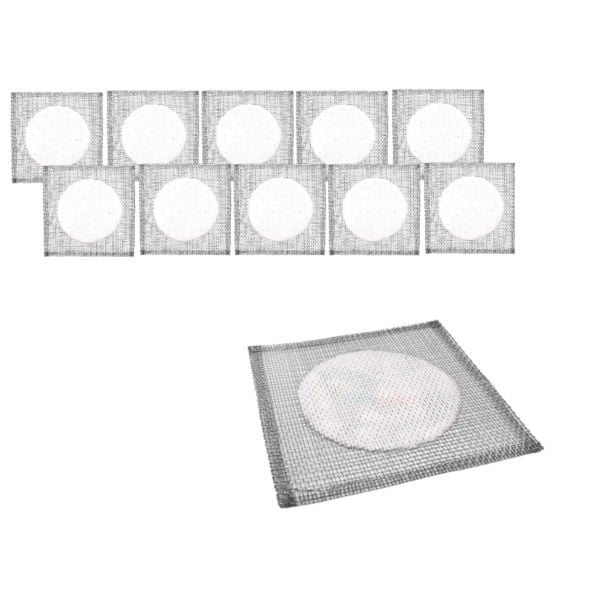 Borox Amyant Tel - Ortası Seramik - 14x14 cm - 10 Adet