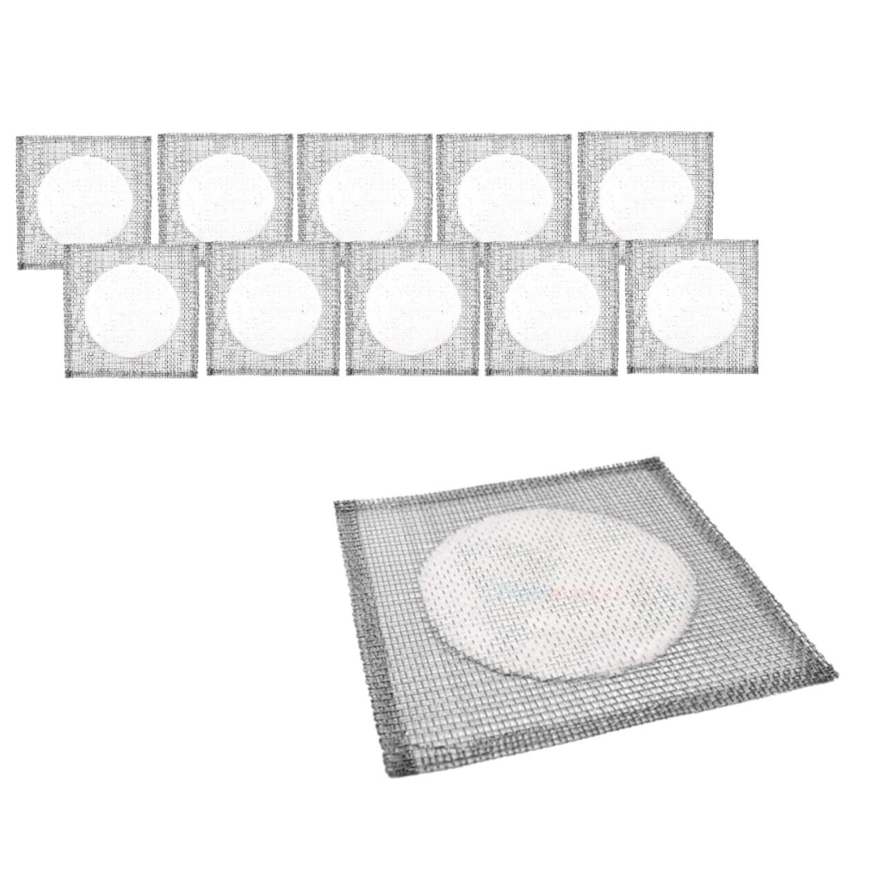 Borox Amyant Tel - Ortası Seramik - 16x16 cm - 10 Adet