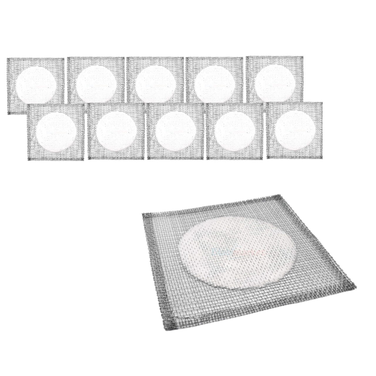 Borox Amyant Tel - Ortası Seramik - 16x16 cm - 10 Adet