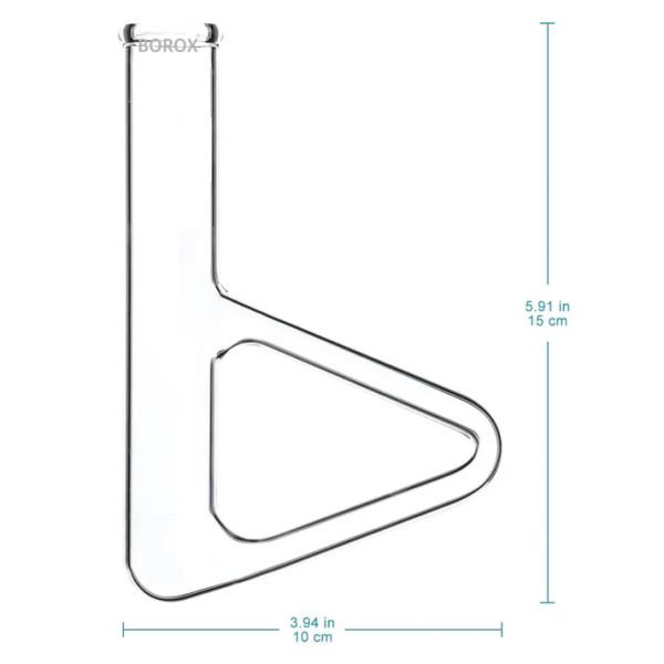 Erime Noktası Tayin Tüpü - Asit Tabancası Thiele Tipi Cam Tüp 150x24mm