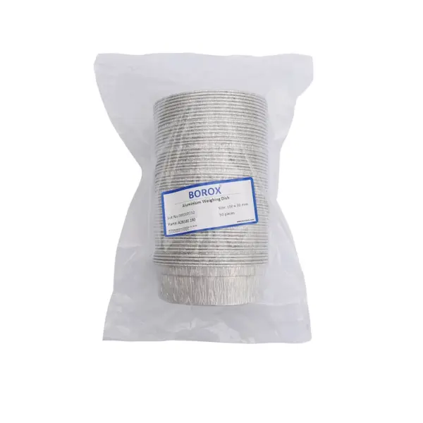 Borox Alüminyum Tartım Kabı - 100x30mm Tartım Kapları 500 Adet Toptan