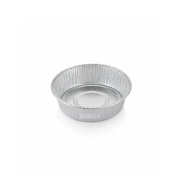 Borox Alüminyum Tartım Kabı - 96x22mm Tartım Kapları 500 Adet Toptan