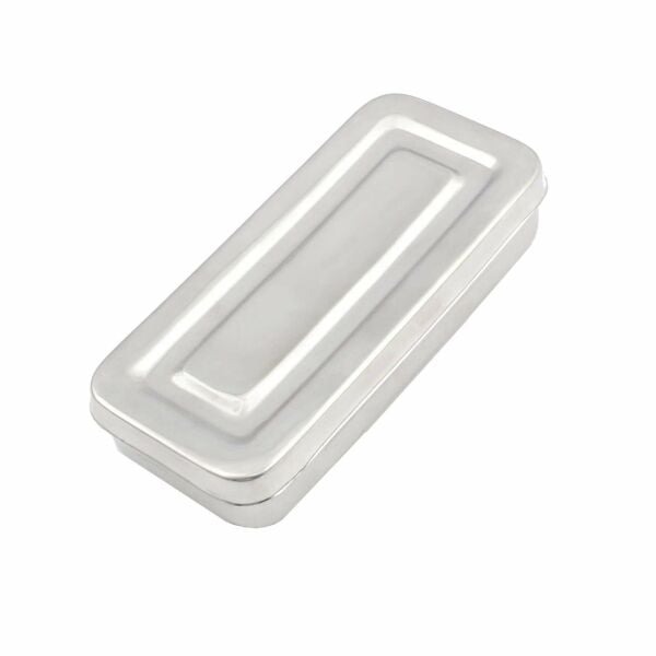 Borox Sterilizasyon Kutusu - Paslanmaz Çelik Alet Kabı 1000ml