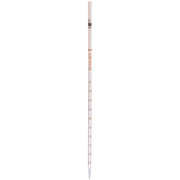 Borox Cam Dereceli Pipet 2 ml - Serolojik Pipet - 10 Adet