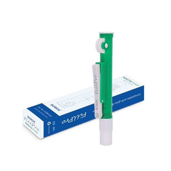Borox FillPro Pipet Pompası 10 ml - Pipet Puarı - Pi-Pump - Yeşil