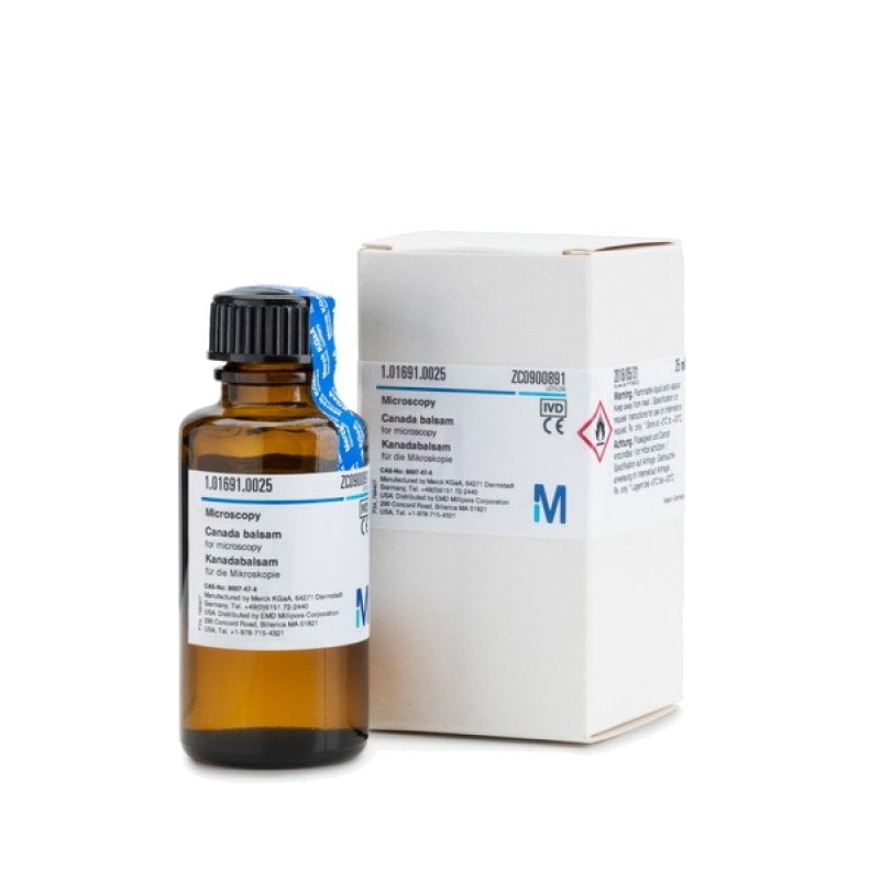 Merck 101691.0100 Canada Balsam 100 ml - Canada Balsam For Microscopy