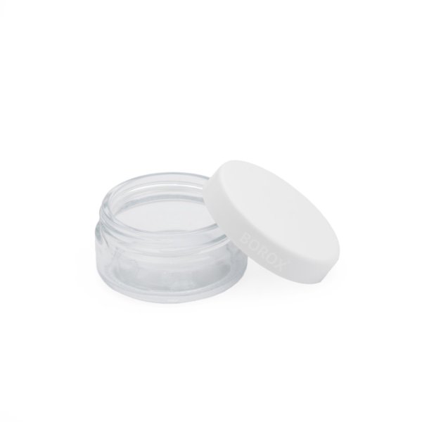 Borox Cam Şişe 50 ml - Krem Kavanoz 50 cc Kapaklı Şişe