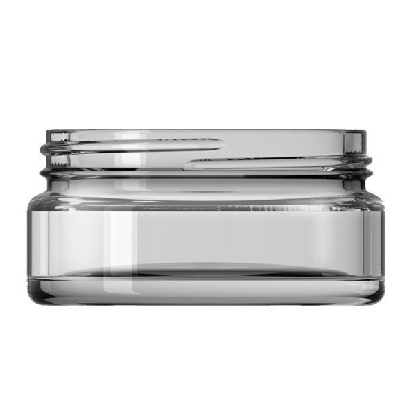 Borox Cam Şişe 50 ml - Krem Kavanoz 50 cc Kapaklı Şişe