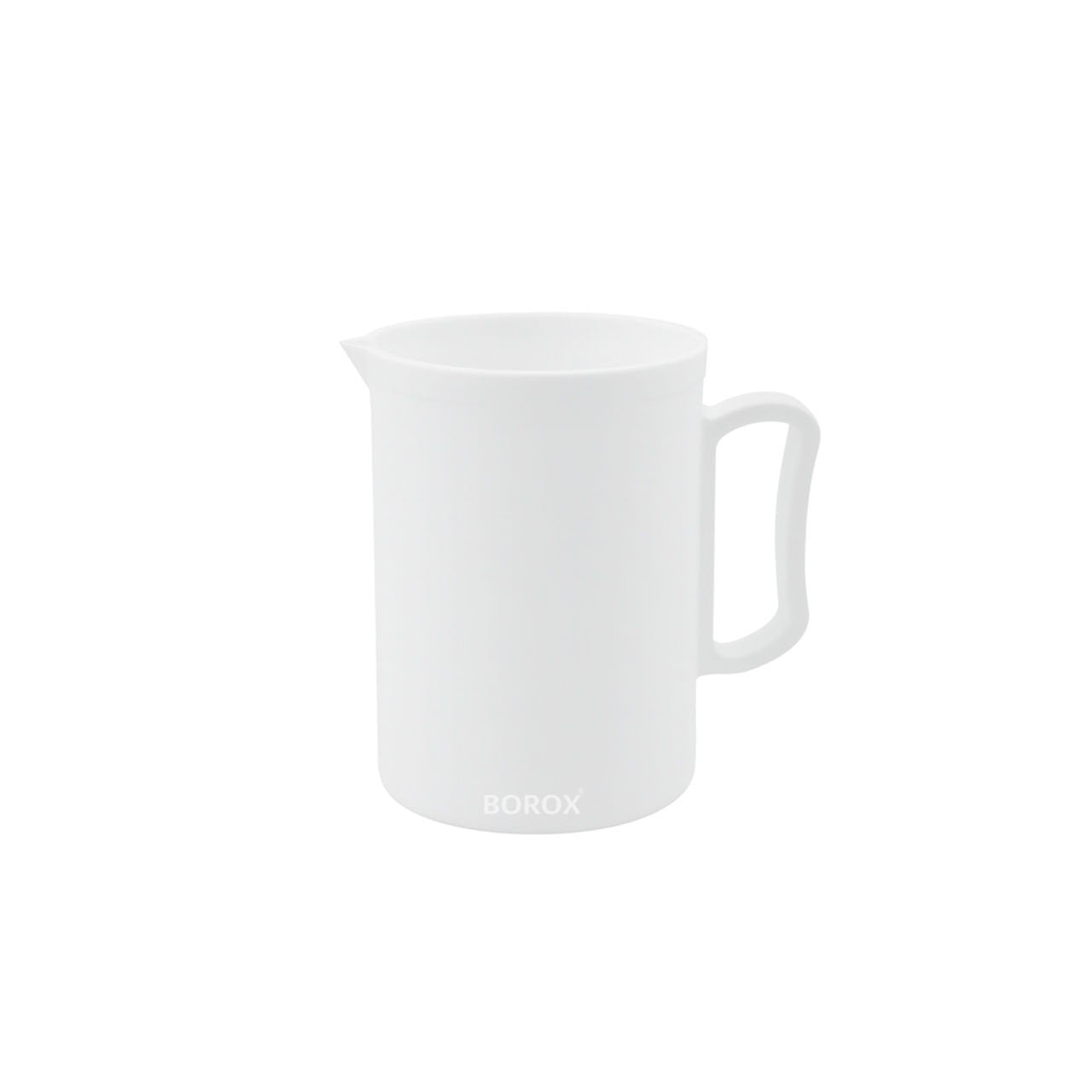 Borox Kulplu Teflon Beher 250ml - PTFE Isıya Dayanıklı Beher