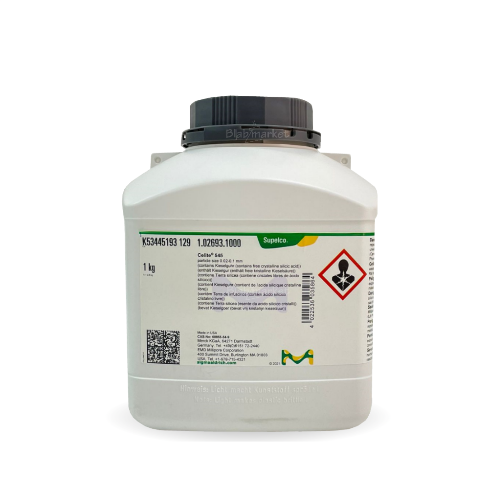 Merck 102693.1000 Celite 545 1Kg - Particle Size 0.02-0.1 mm