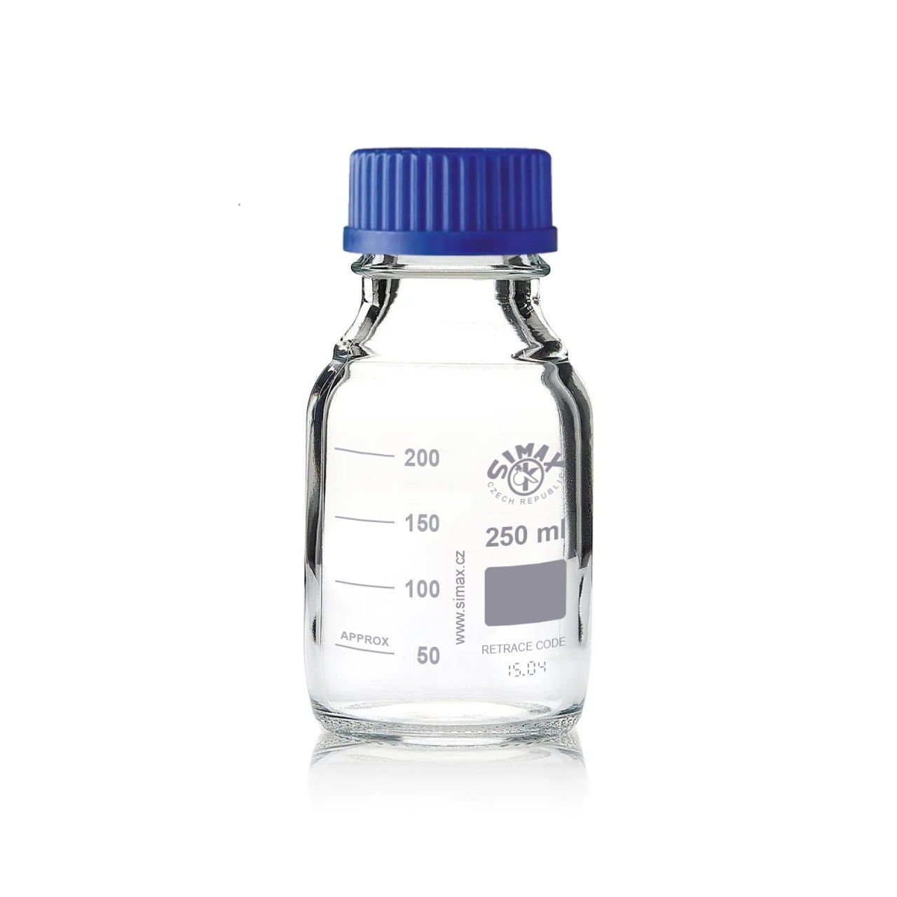 Simax Cam Otoklav Şişe 250 ml - Vida Kapaklı Boş Şişe