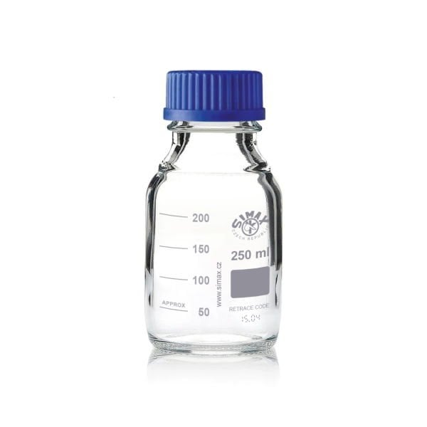 Simax Cam Otoklav Şişe 250 ml - Vida Kapaklı Boş Şişe