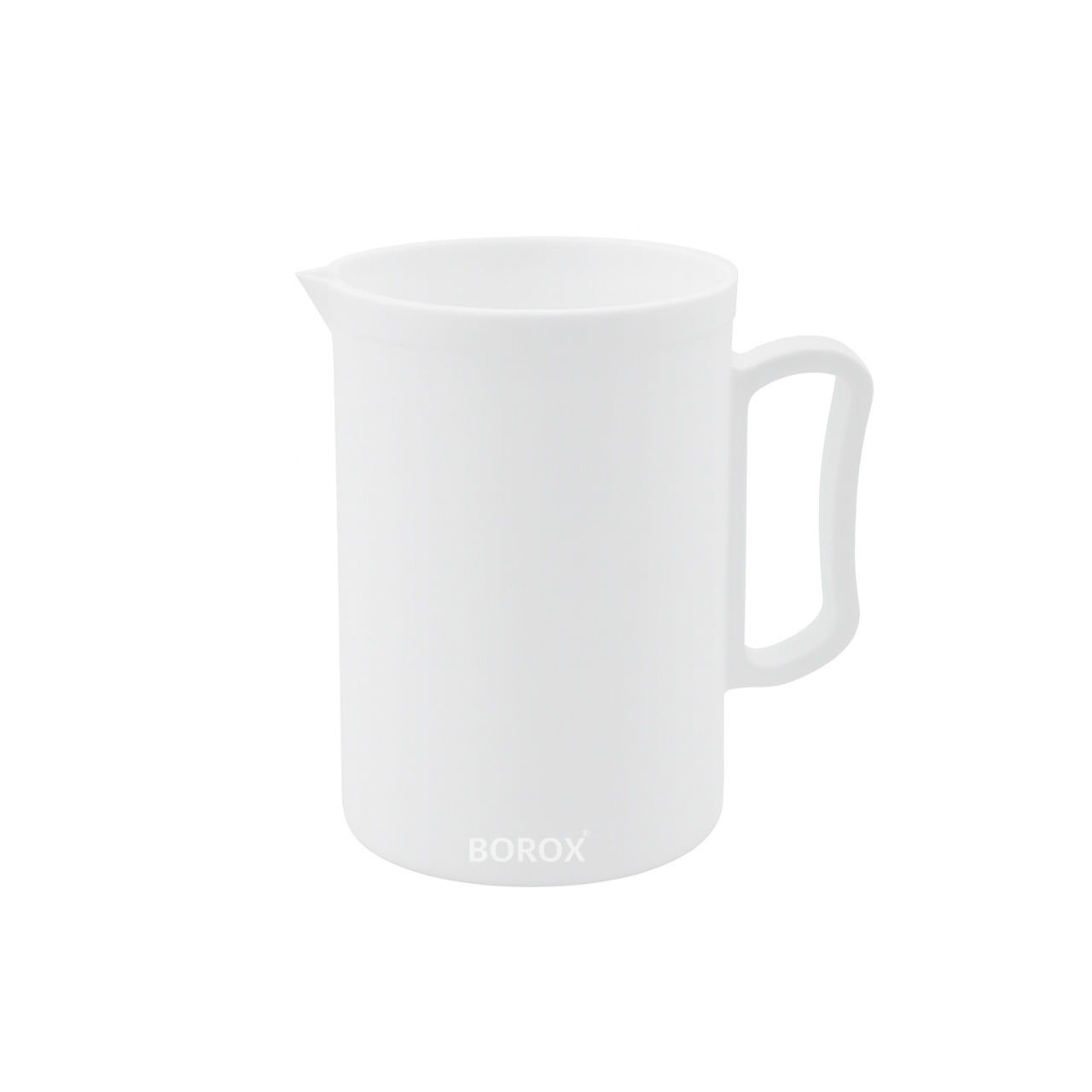 Borox Kulplu Teflon Beher 1000ml - PTFE Isıya Dayanıklı Beher