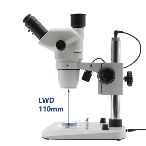 OPTIKA SZO-T Trinoküler Stereo Zoom Başlık - 6.7x-45x Mikroskop Başlığı - Click Stop