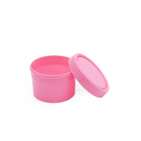 Borox Pomad Kabı 50ml - Pembe Numune Şişe Gaita Kabı 500Adet