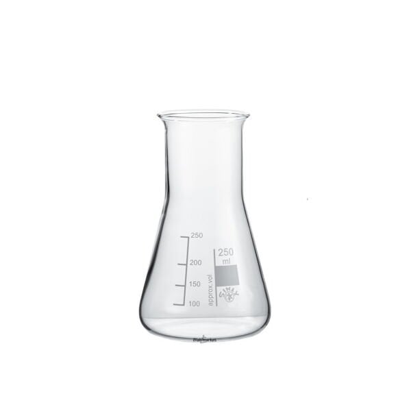 Simax Cam Erlen 250 ml - Erlenmeyer Flask Geniş Boyunlu