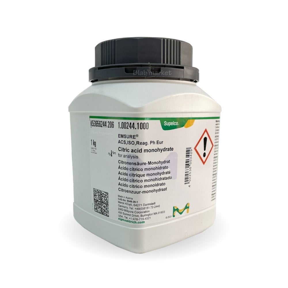 Merck 100244.1000 Sitrik Asit 1 Kg - Citric Acid Monohydrate