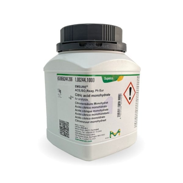 Merck 100244.1000 Sitrik Asit 1 Kg - Citric Acid Monohydrate