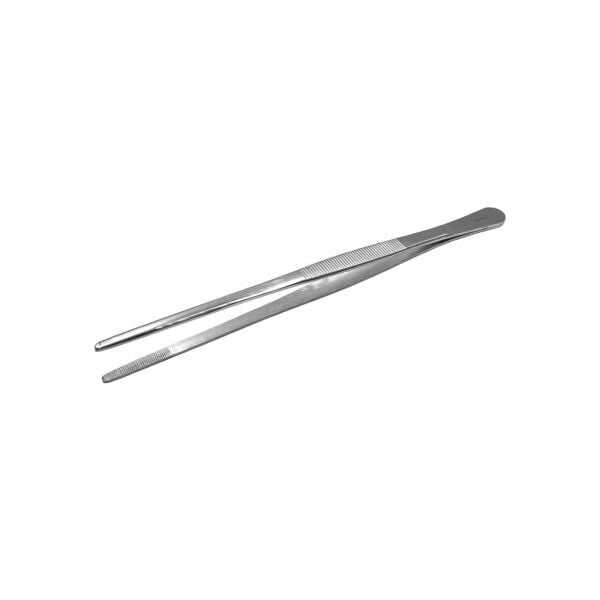 Borox Penset 20 cm Paslanmaz Çelik - Küt Uç Dişli Düz Cımbız - 10 Adet Toptan
